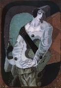 Juan Gris The clown with Guitar oil